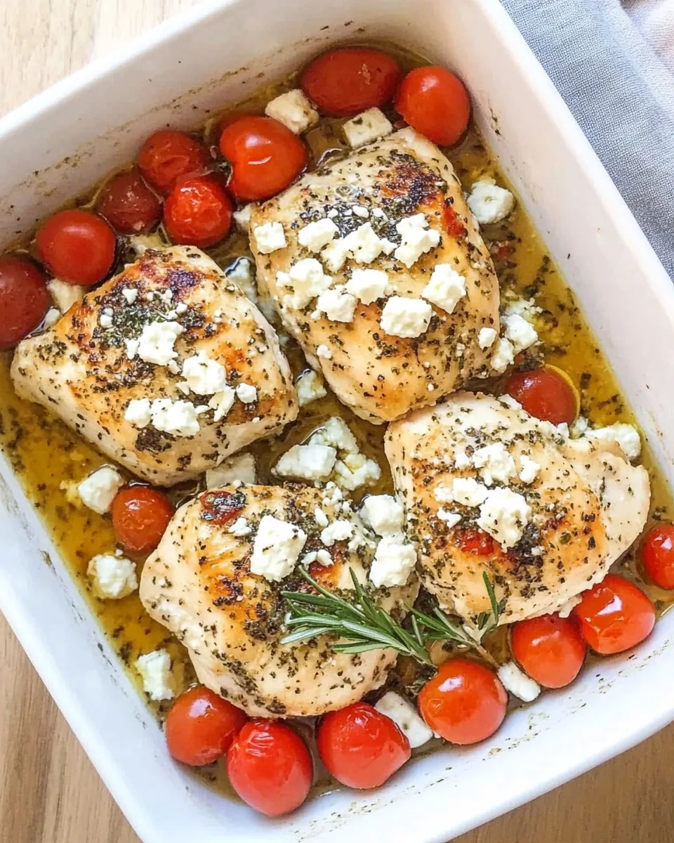 Classic Baked Feta Chicken image