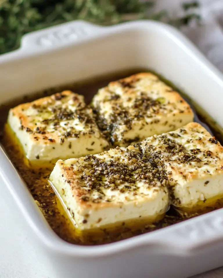 Homemade Baked Feta in Olive Oil & Italian Seasonings photo