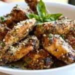 Homemade Baked Parmesan Garlic Chicken Wings Recipe photo