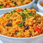Homemade Baked Rice and Beans photo
