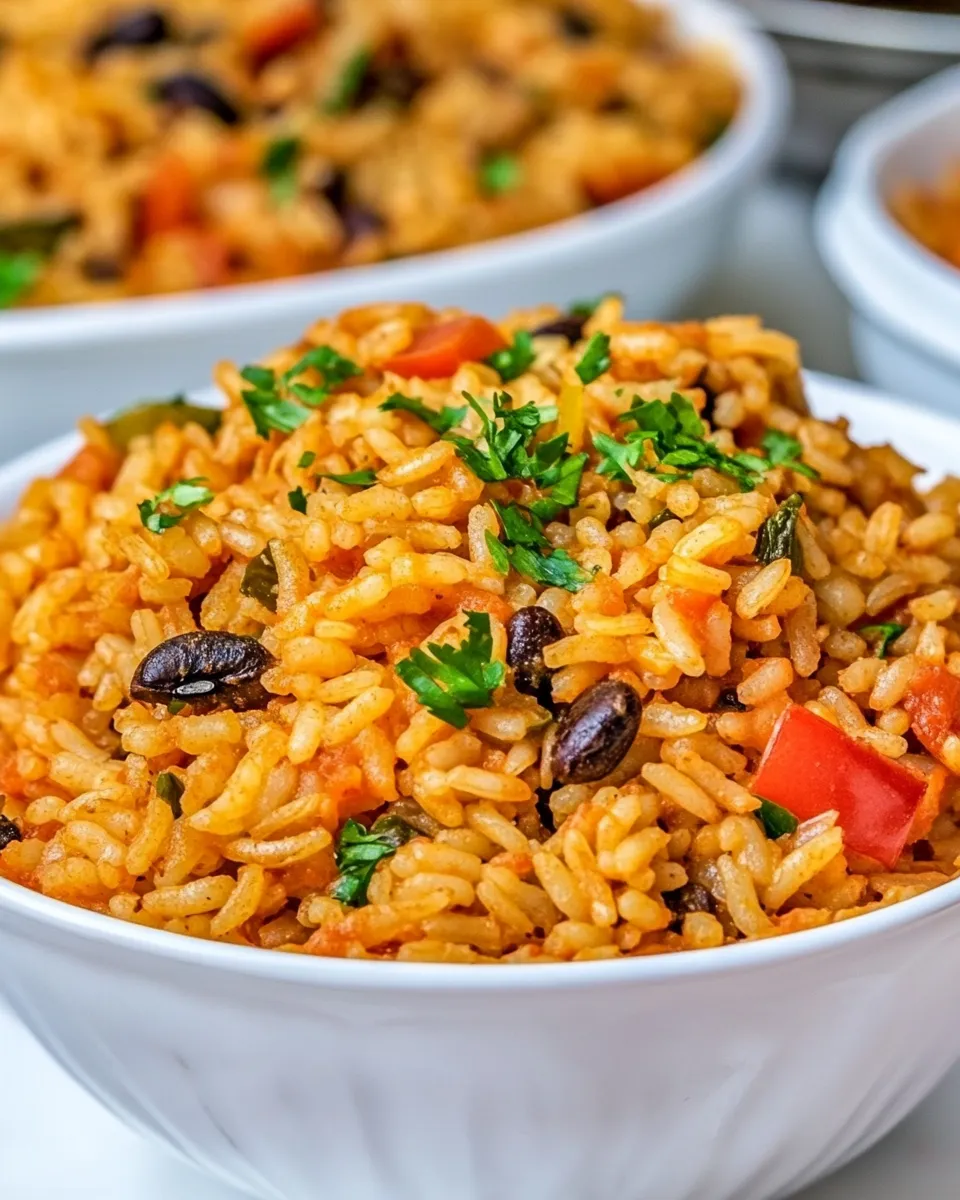 Homemade Baked Rice and Beans photo