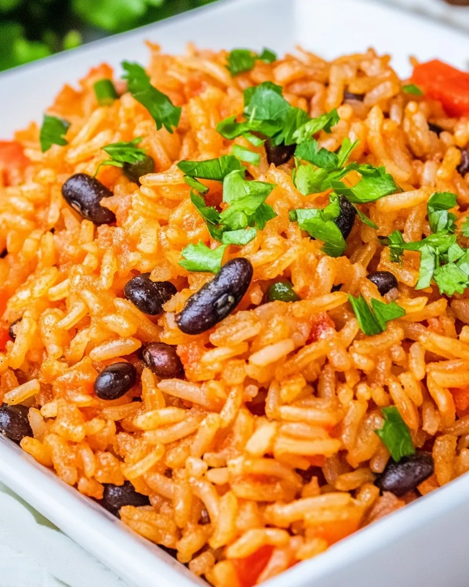 Classic Baked Rice and Beans image