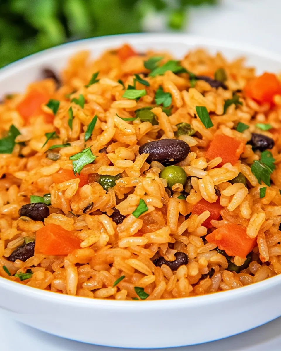 Easy Baked Rice and Beans recipe photo
