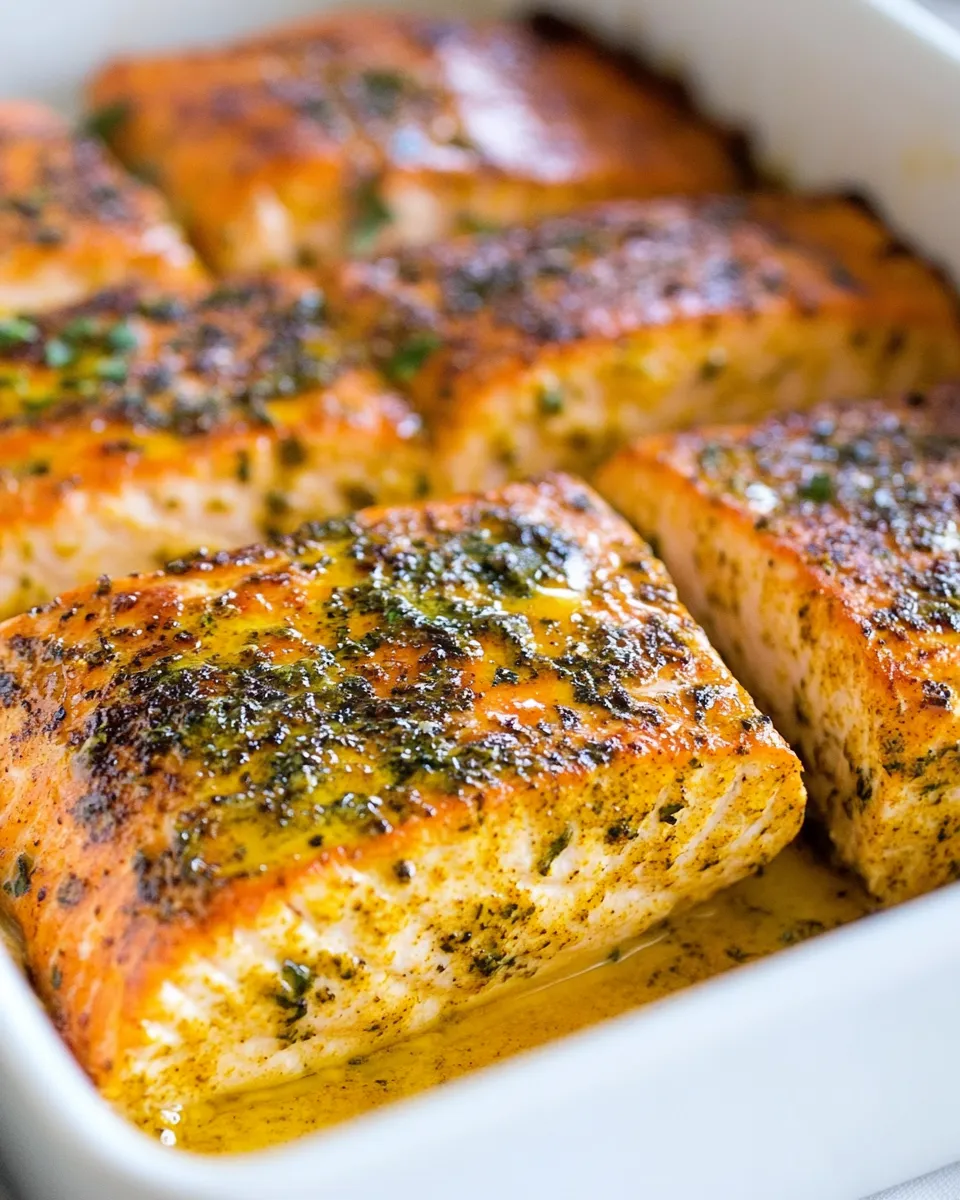 Classic Baked Turmeric Salmon recipe photo