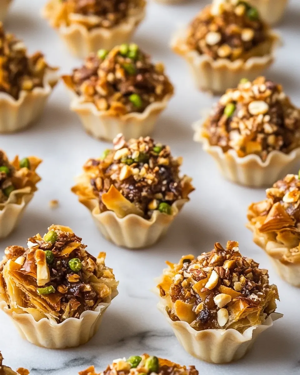 Homemade Baklava Cups Recipe photo
