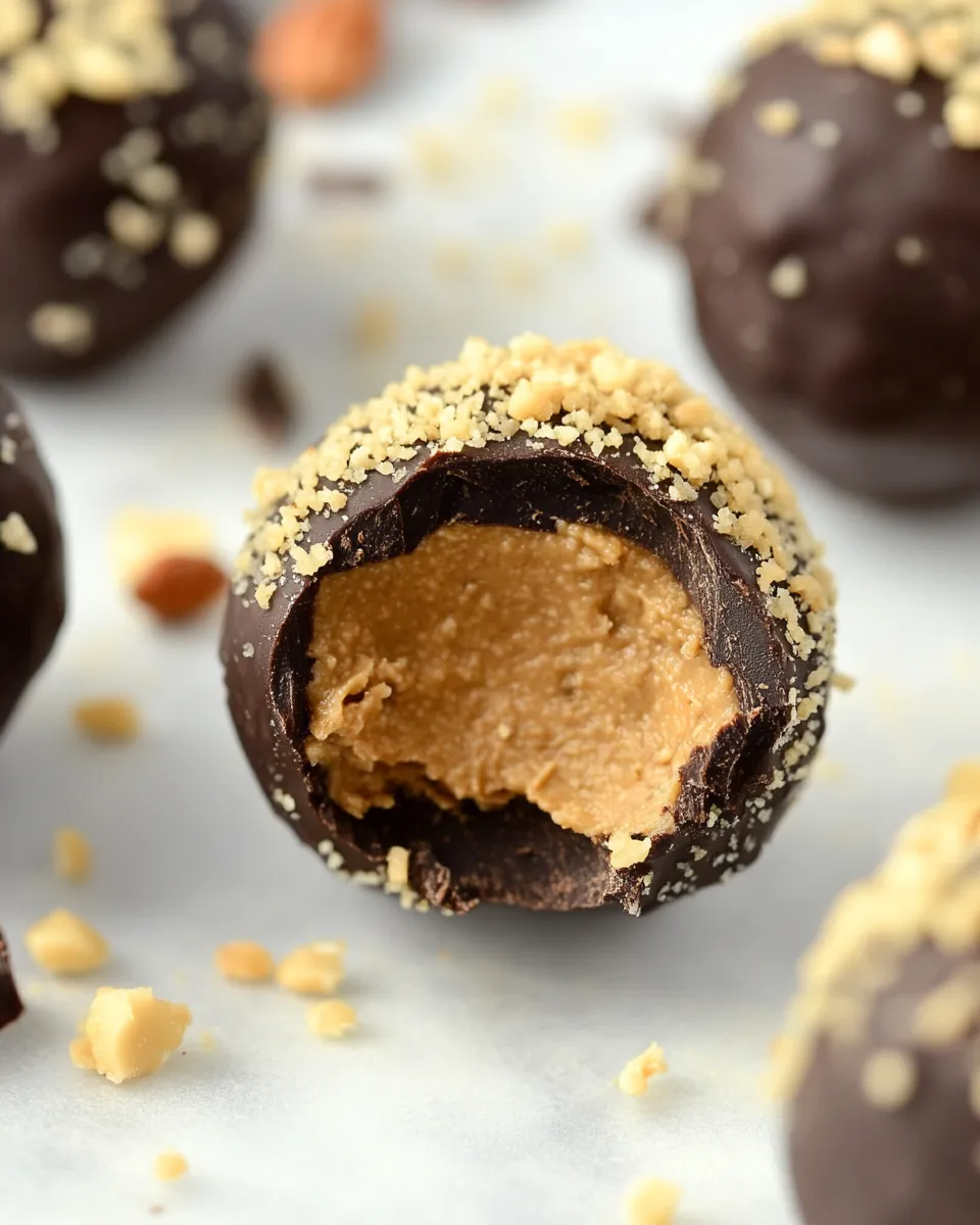 Homemade Banana-Peanut Butter-Chocolate Truffle Recipe photo