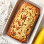 Homemade Banana Bread with Coconut and Pecans photo