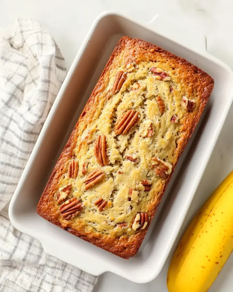 Homemade Banana Bread with Coconut and Pecans photo