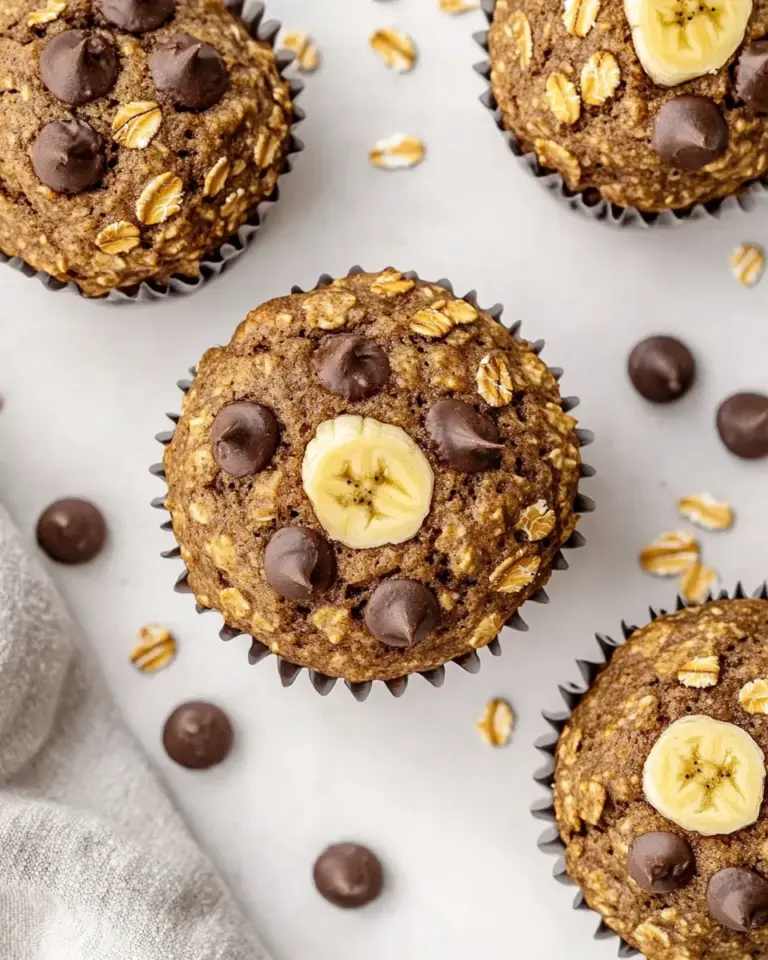 homemade Banana Oat Muffins (No Added Sugar!) photo