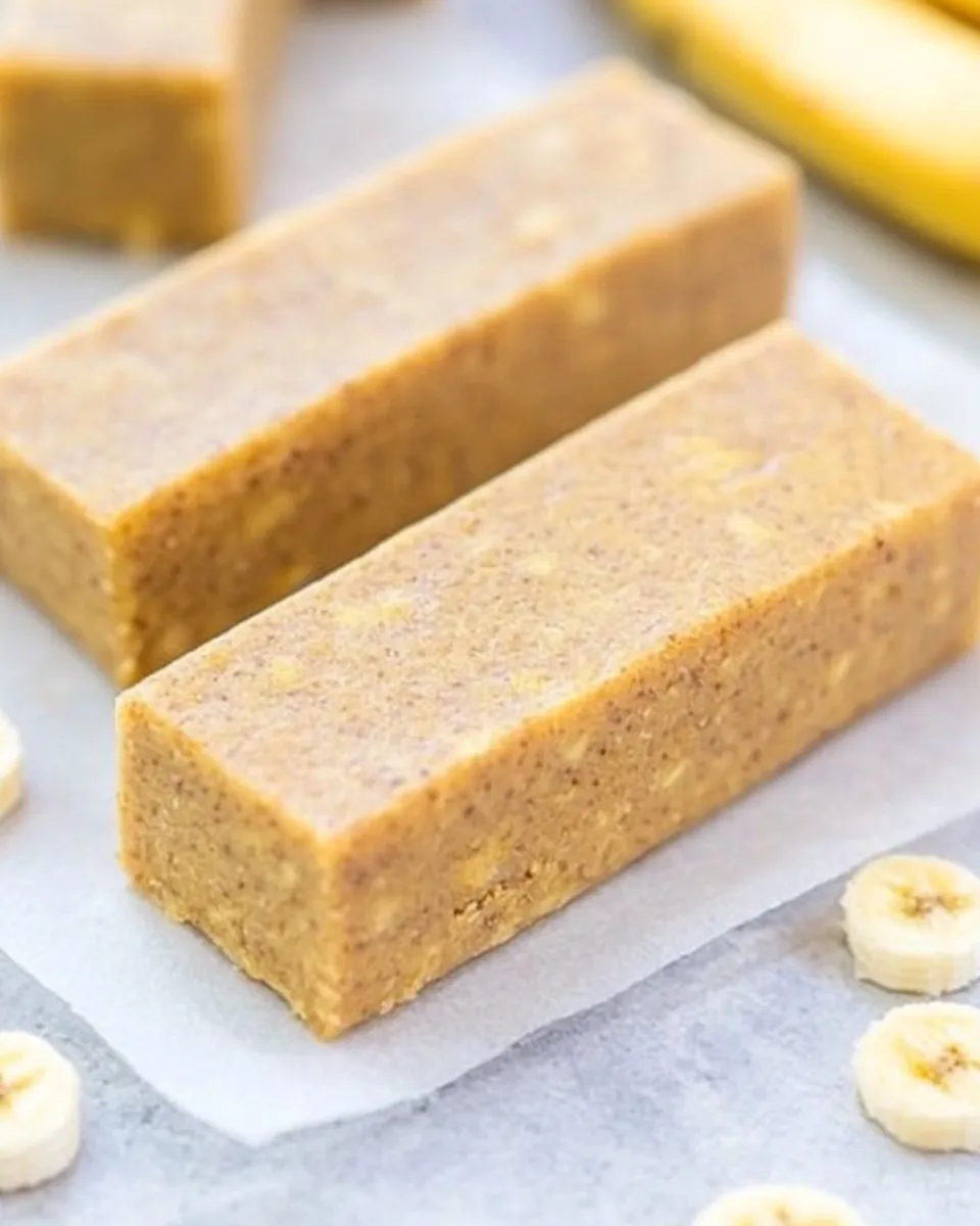 Easy Banana Protein Bars recipe photo