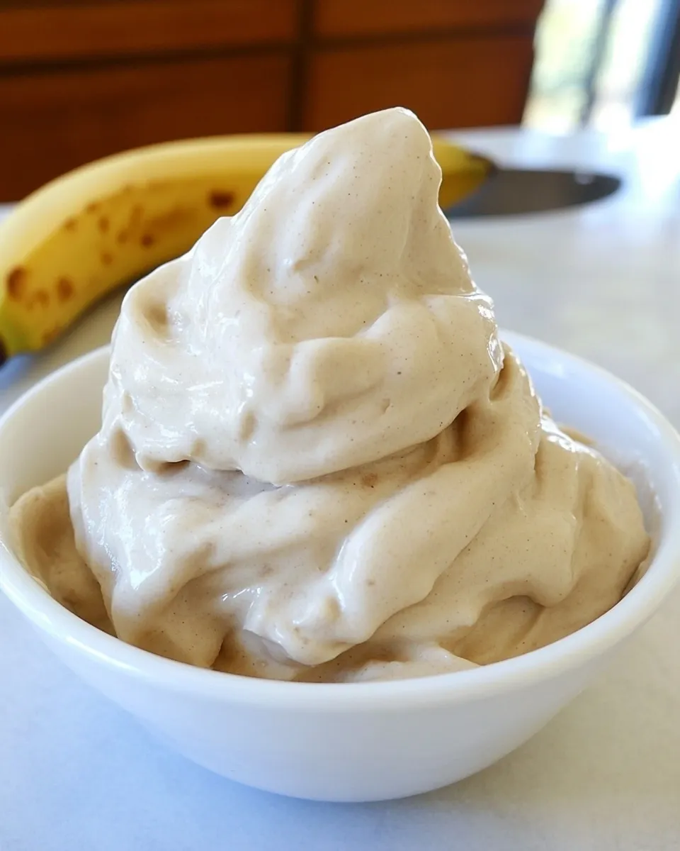 Homemade Banana Soft Serve photo