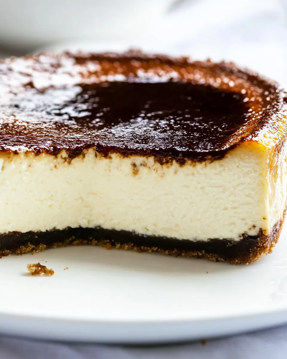 Homemade Basque Cheesecake photo