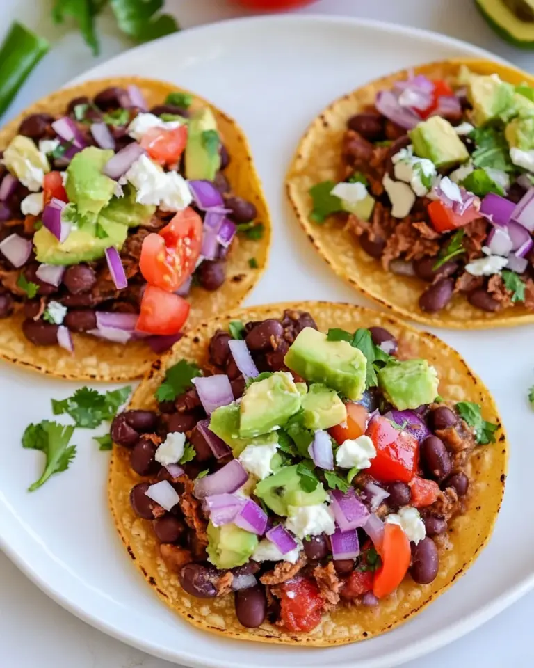 Homemade Bean Tostadas photo