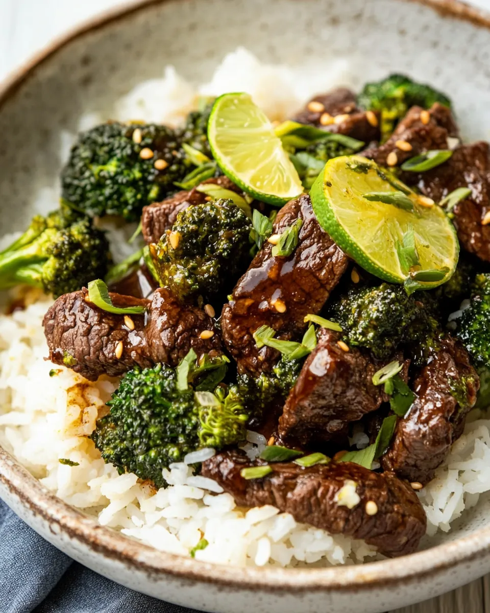Easy Beef and Broccoli with Coconut Lime Rice picture