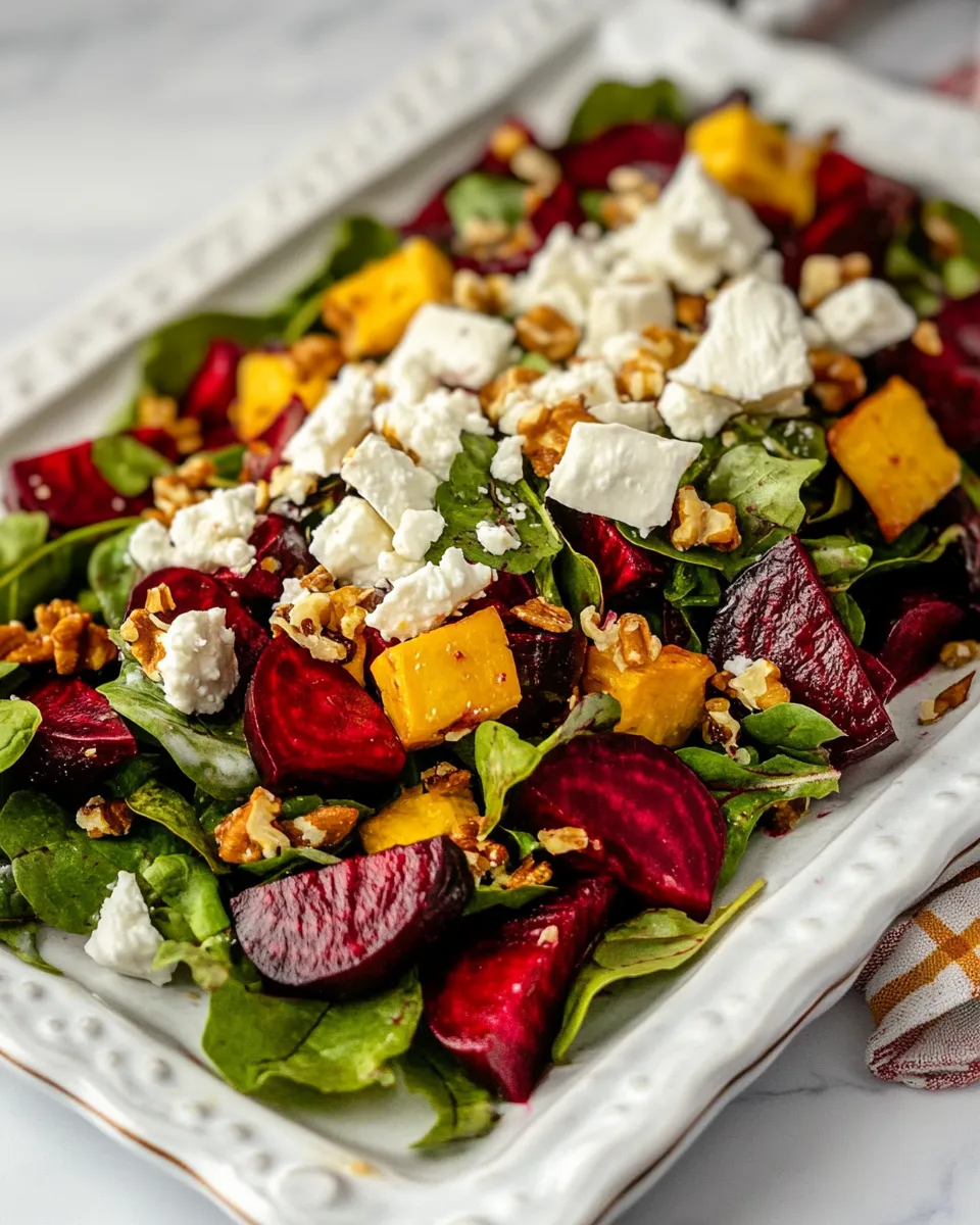 Easy Beet Salad with Goat Cheese recipe photo