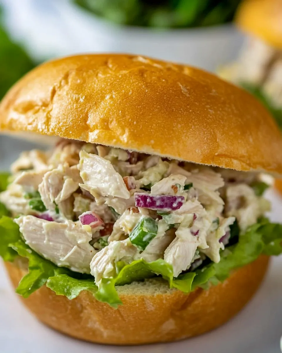 Easy Best Chicken Salad Sandwiches recipe photo
