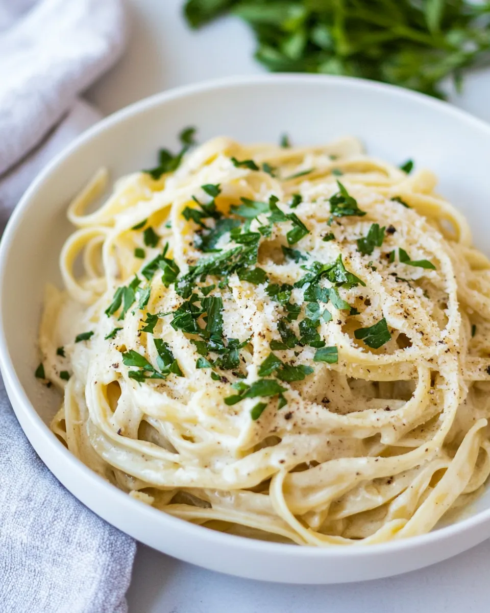 homemade Best Ever Fettuccine Alfredo photo