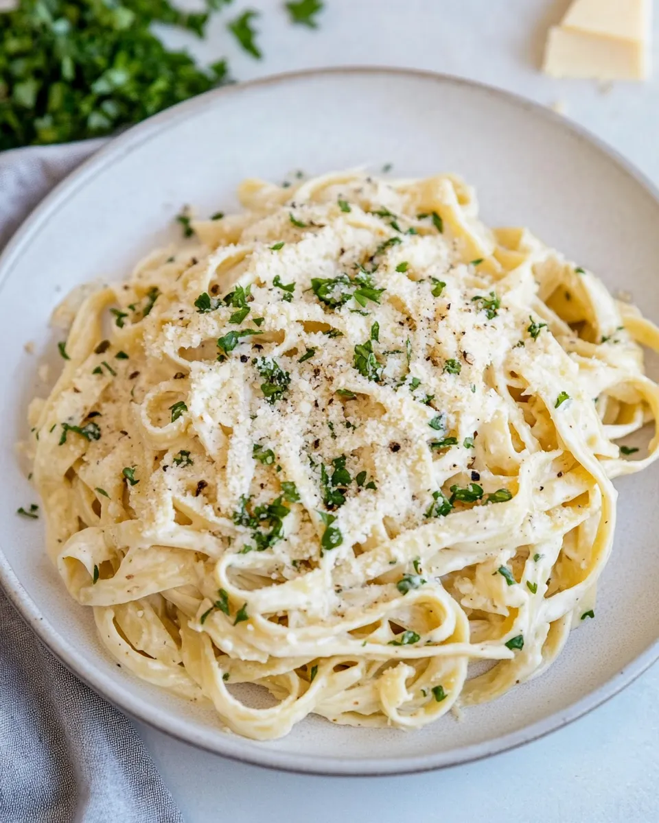 classic Best Ever Fettuccine Alfredo image