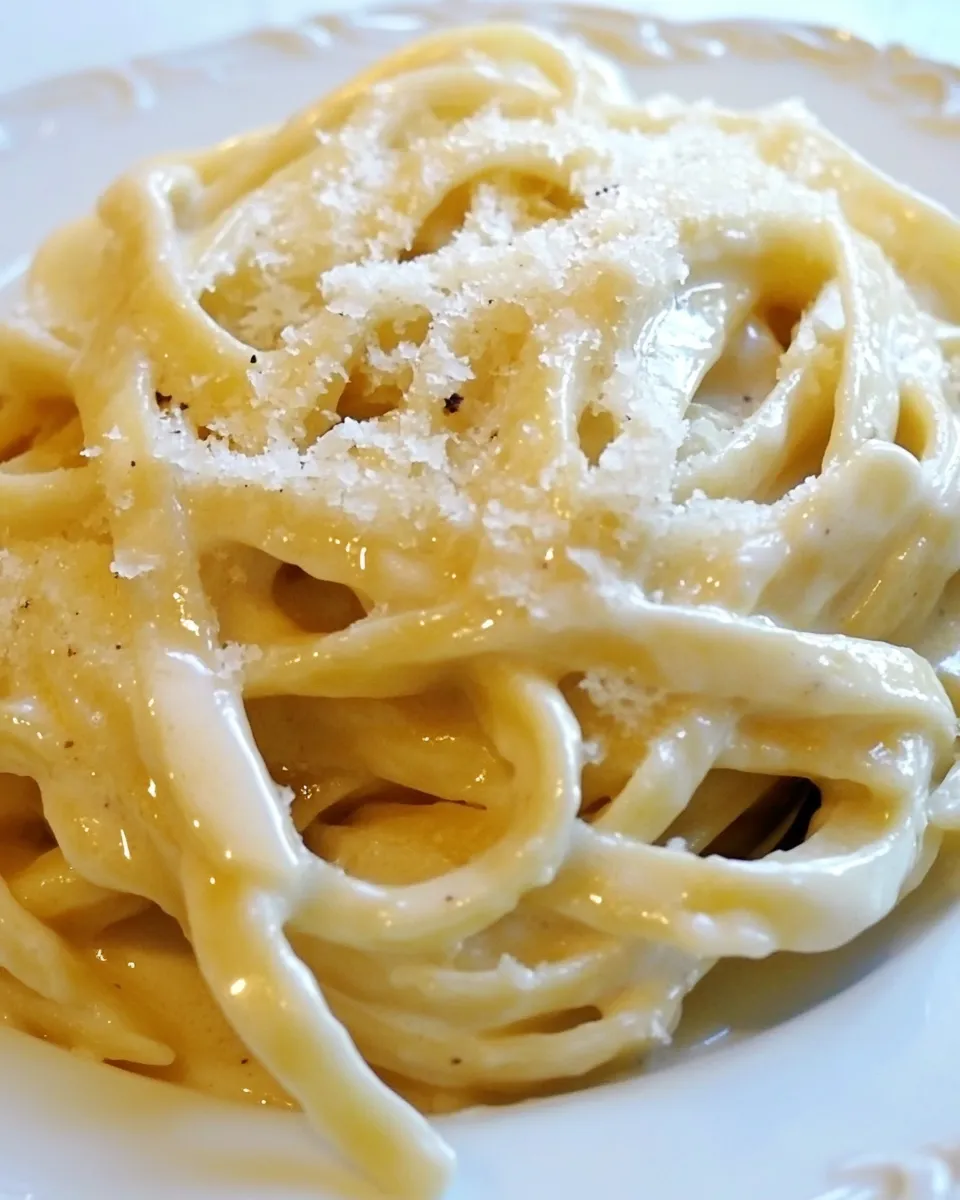 delicious Best Fettuccine Alfredo shot