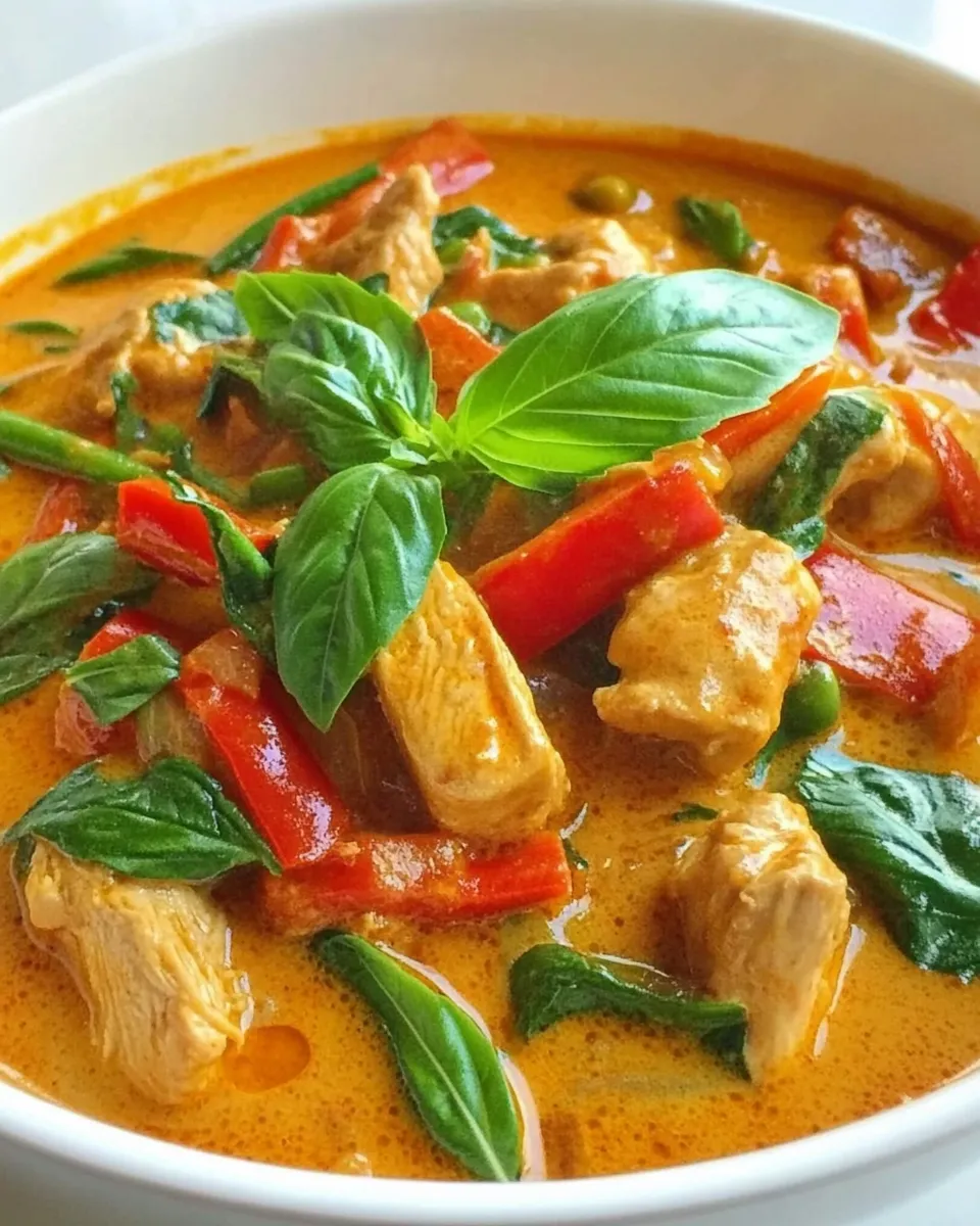 Easy Best Thai Panang Chicken Curry recipe photo