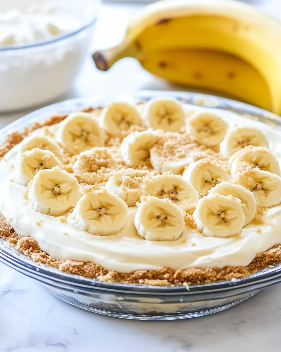 Homemade Biscoff Banana Cream Pie photo