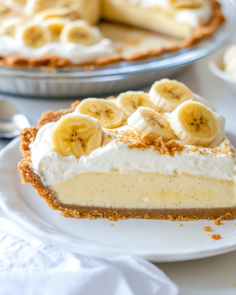 Easy Biscoff Banana Cream Pie recipe photo