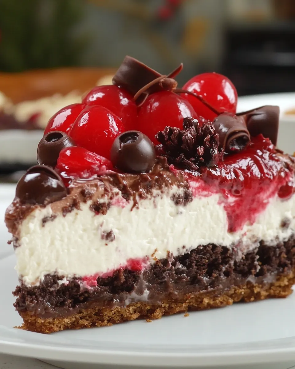 Classic Black Forest Cheesecake image