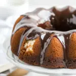 Homemade Black and White Pound Cake photo