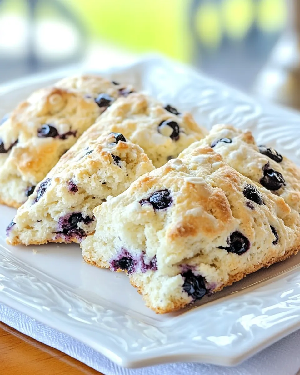 Homemade Blueberry Chocolate Chip Scones photo