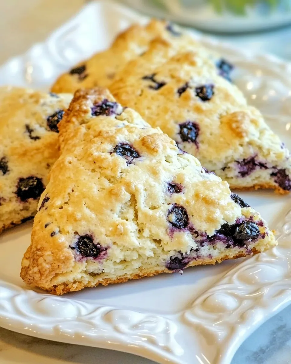 Easy Blueberry Chocolate Chip Scones recipe photo