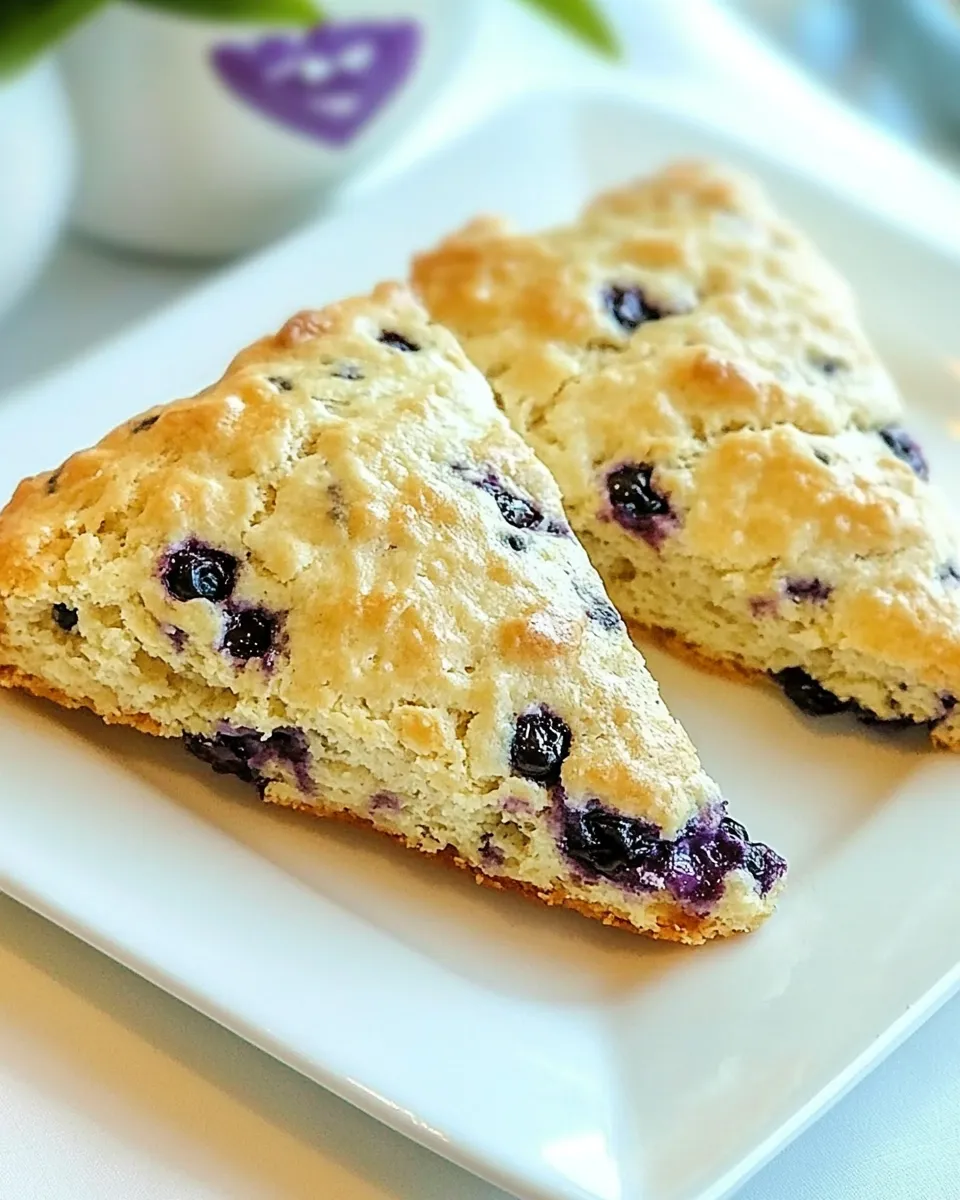 Delicious Blueberry Chocolate Chip Scones dish photo