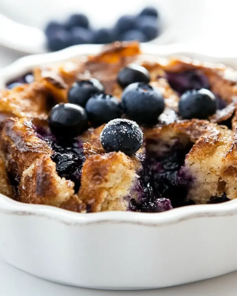 Homemade Blueberry Lemon French Toast Casserole photo
