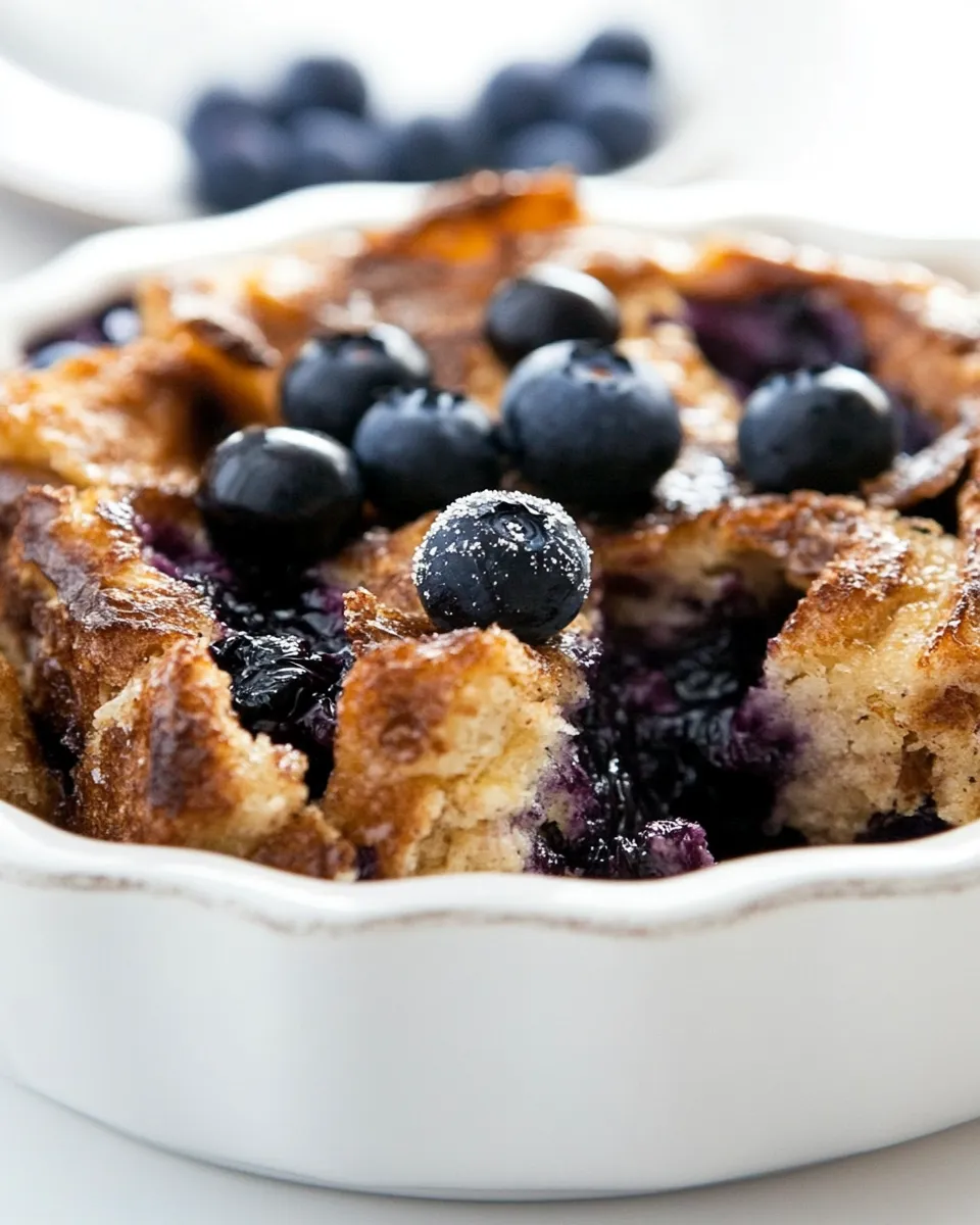 Homemade Blueberry Lemon French Toast Casserole photo