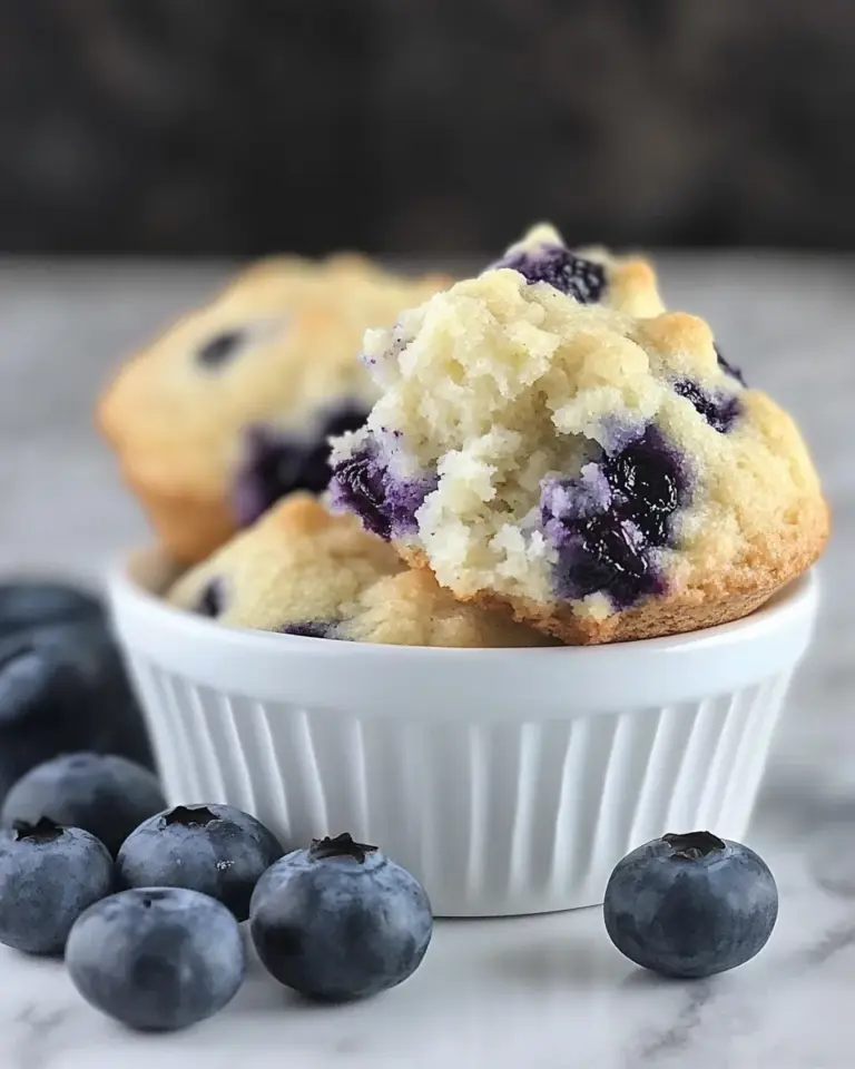 Homemade Blueberry Sour Cream Muffins photo
