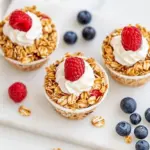 Homemade Breakfast Granola Cups photo