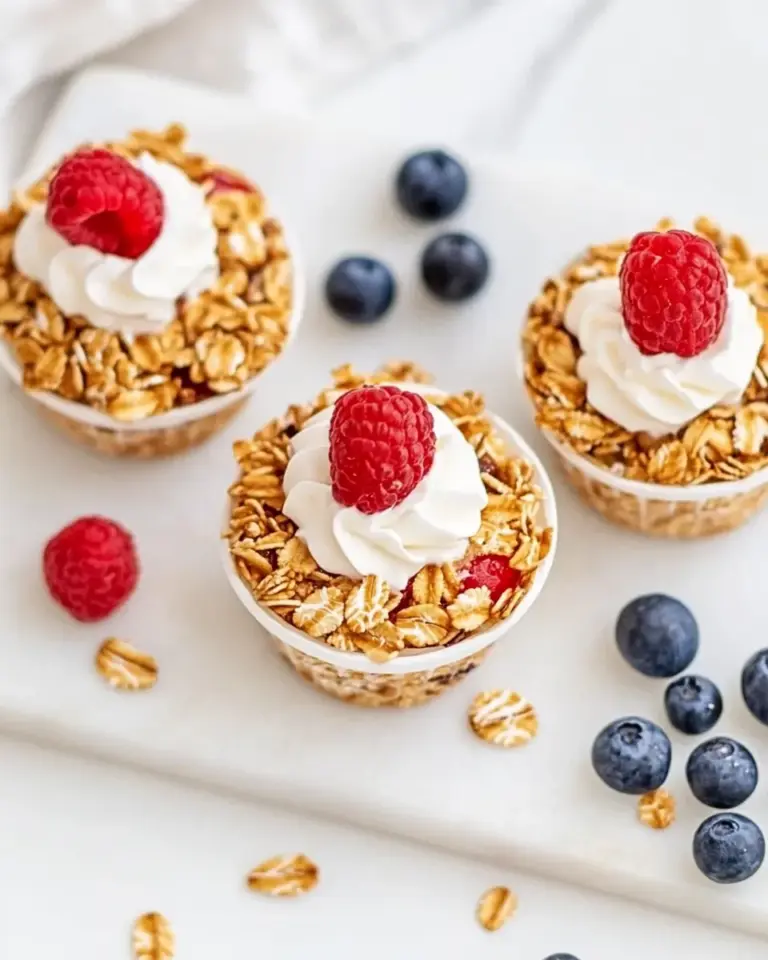 Homemade Breakfast Granola Cups photo
