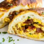 Homemade Breakfast Stromboli photo