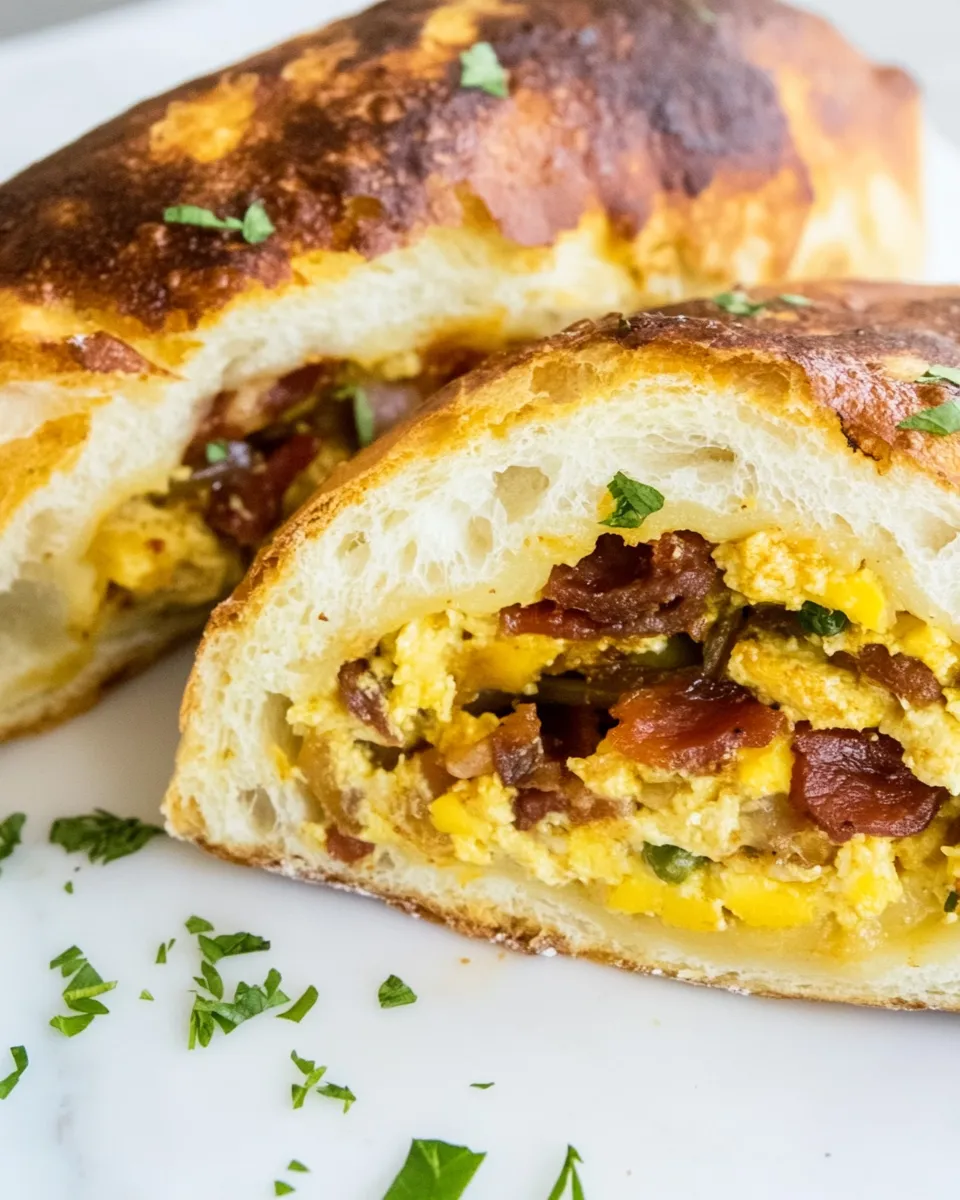 Homemade Breakfast Stromboli photo