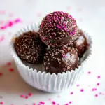 Homemade Brigadeiros (Brazilian Chocolate Truffles). photo