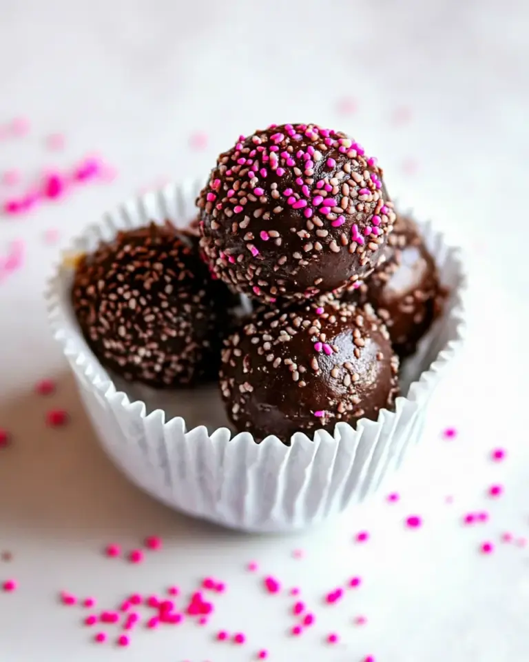 Homemade Brigadeiros (Brazilian Chocolate Truffles). photo