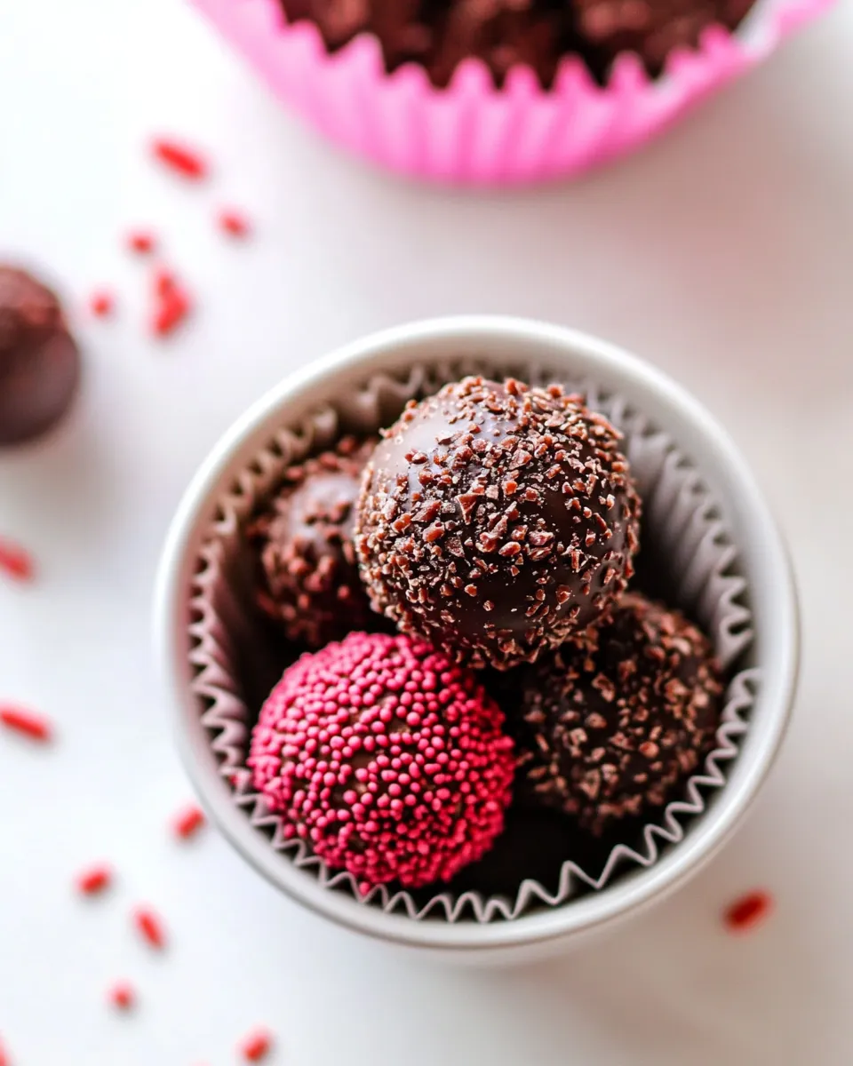 Delicious Brigadeiros (Brazilian Chocolate Truffles). dish photo