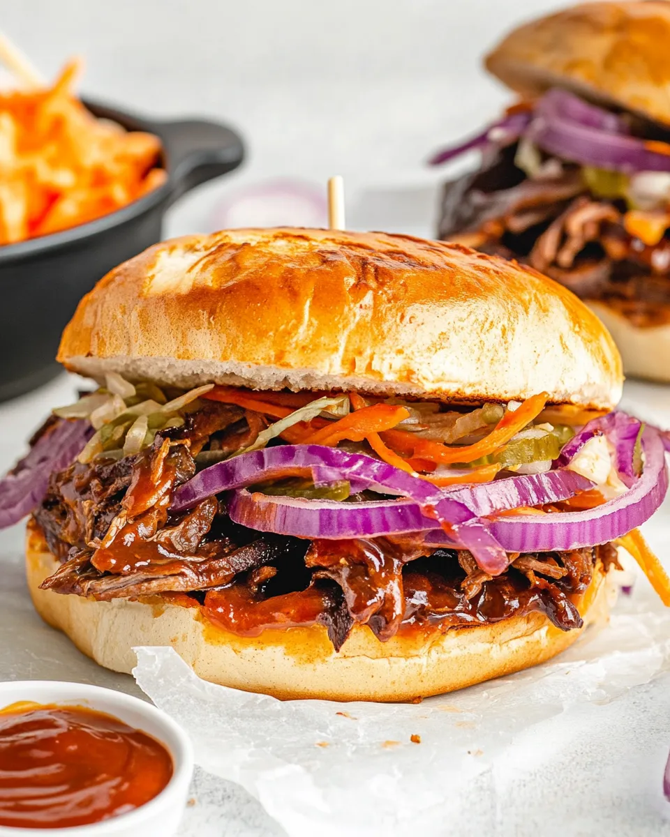 Homemade Brisket Sandwiches photo
