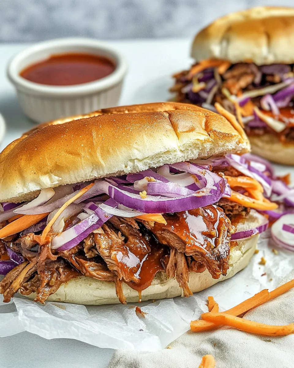 Easy Brisket Sandwiches food shot