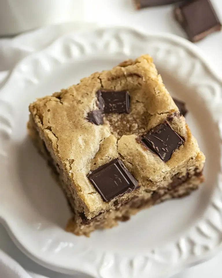 Homemade Brown Butter Chocolate Chunk Bars photo