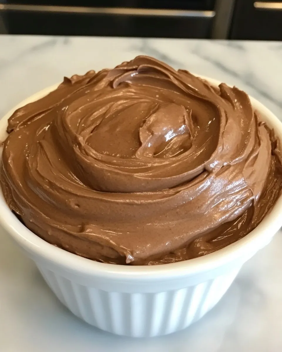 Delicious Brownie Batter Dip shot