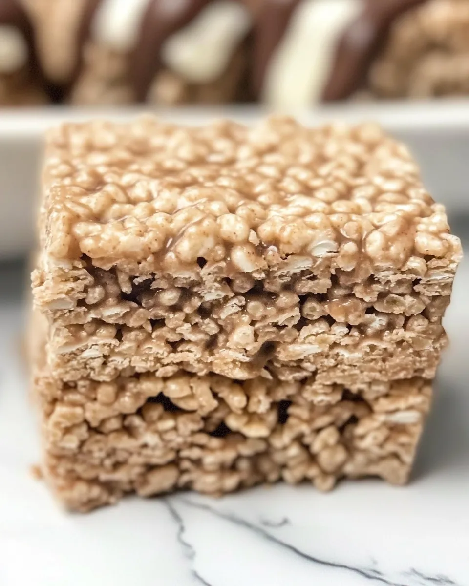 Homemade Brownie Batter Krispie Treats photo