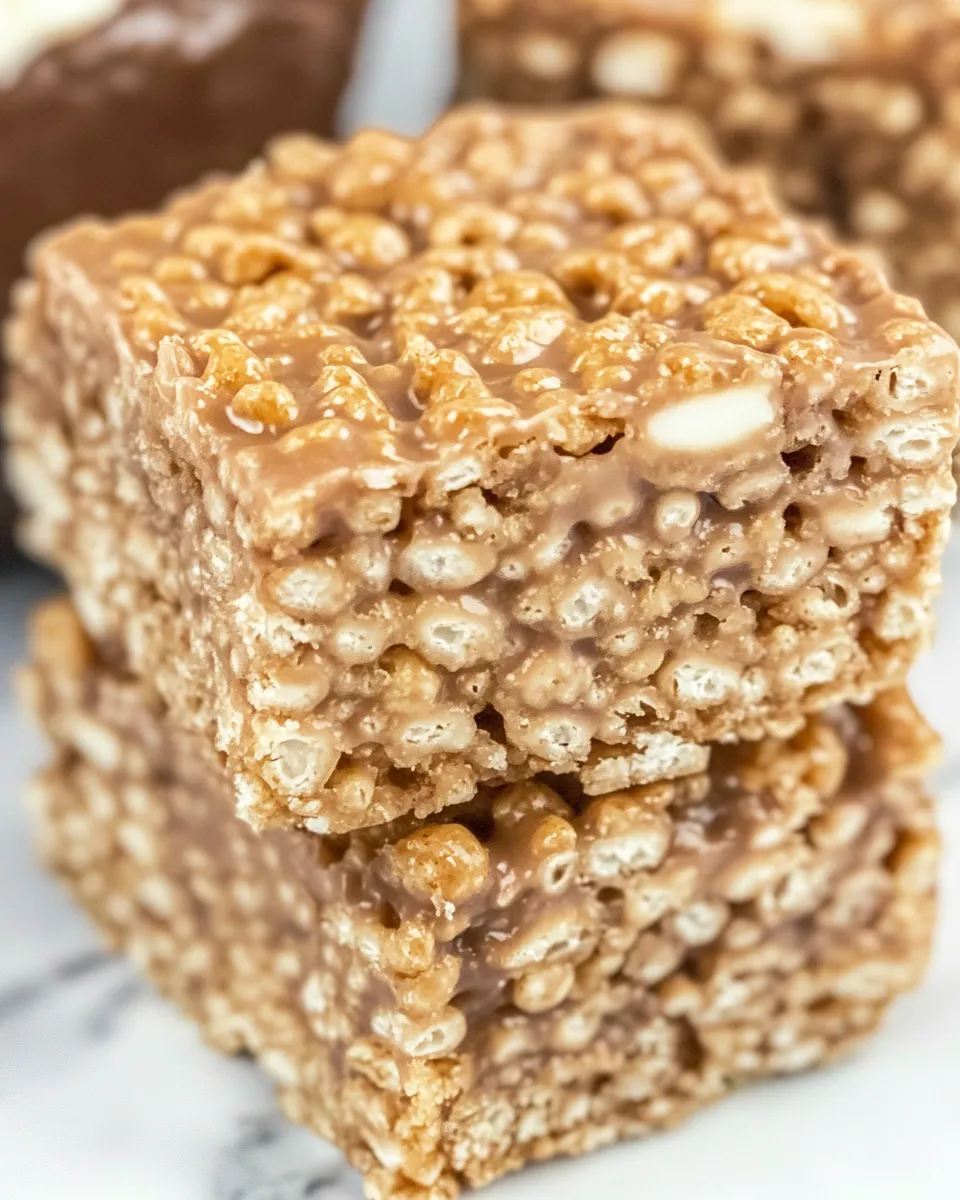 Classic Brownie Batter Krispie Treats image