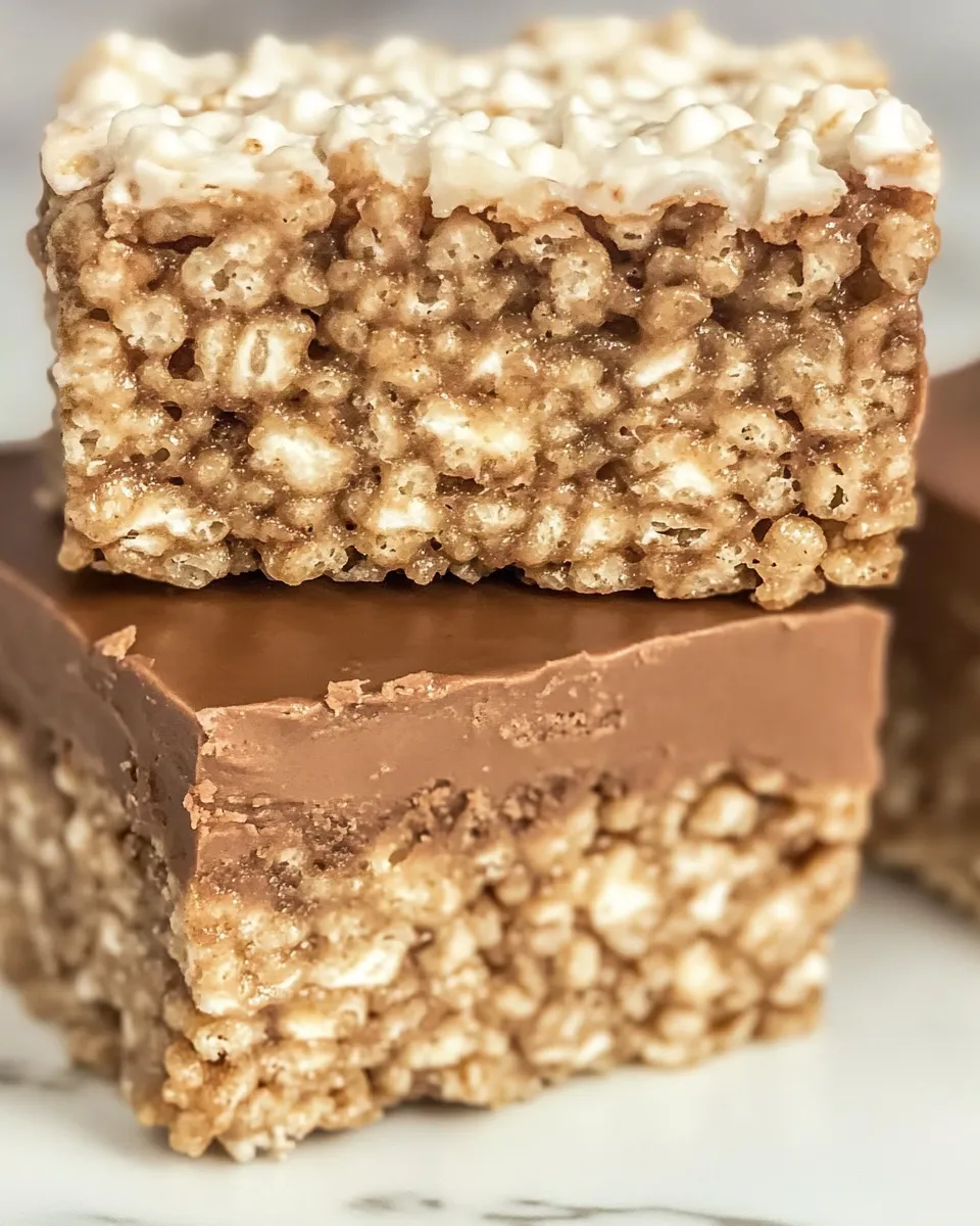 Easy Brownie Batter Krispie Treats recipe photo