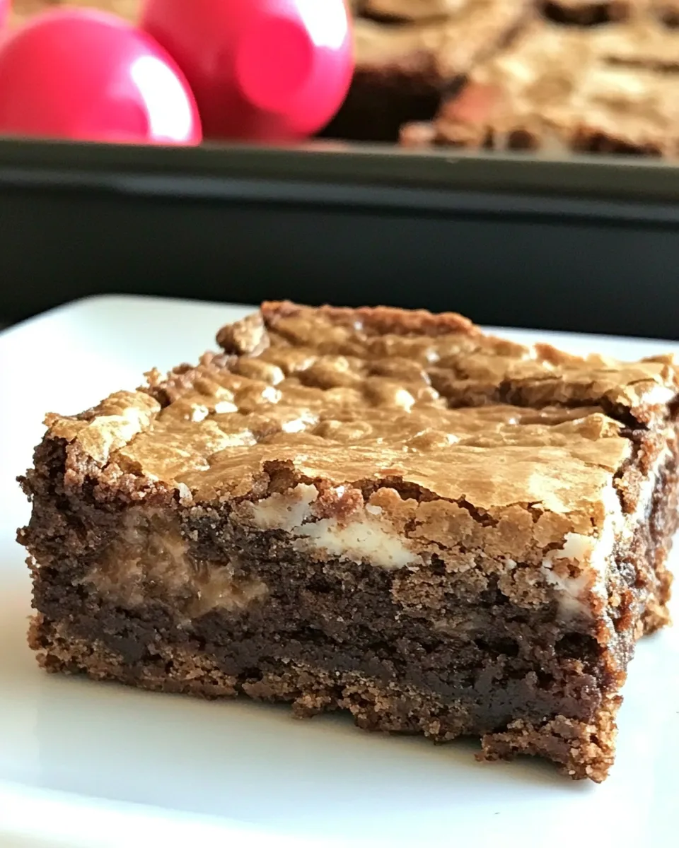 Delicious Brownie Mud Hen Bars dish photo