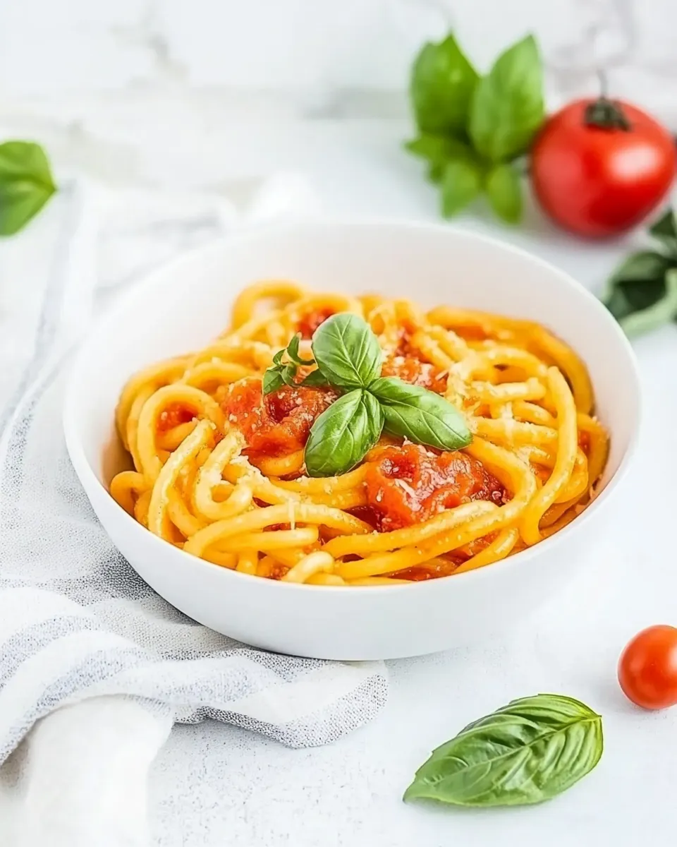 Classic Bucatini Pomodoro image